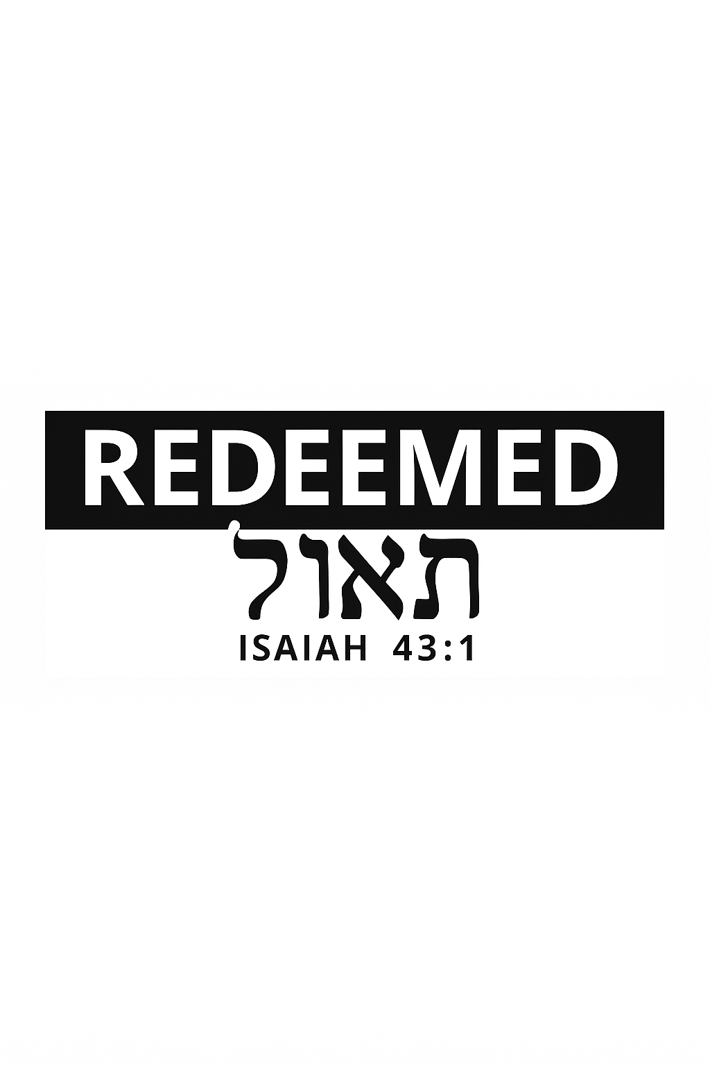 Redeemed Bumper Sticker