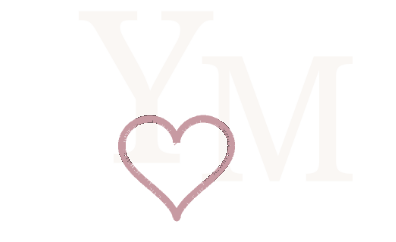 You Are Mine YM heart logo